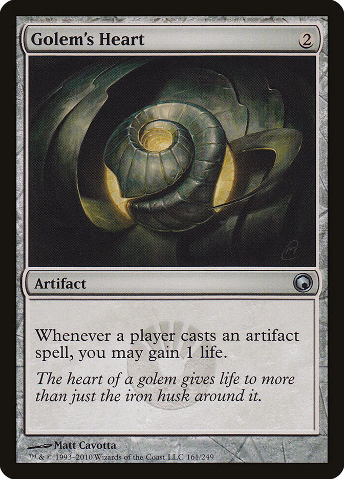 Golem's Heart [Scars of Mirrodin] | Galaxy Games LLC