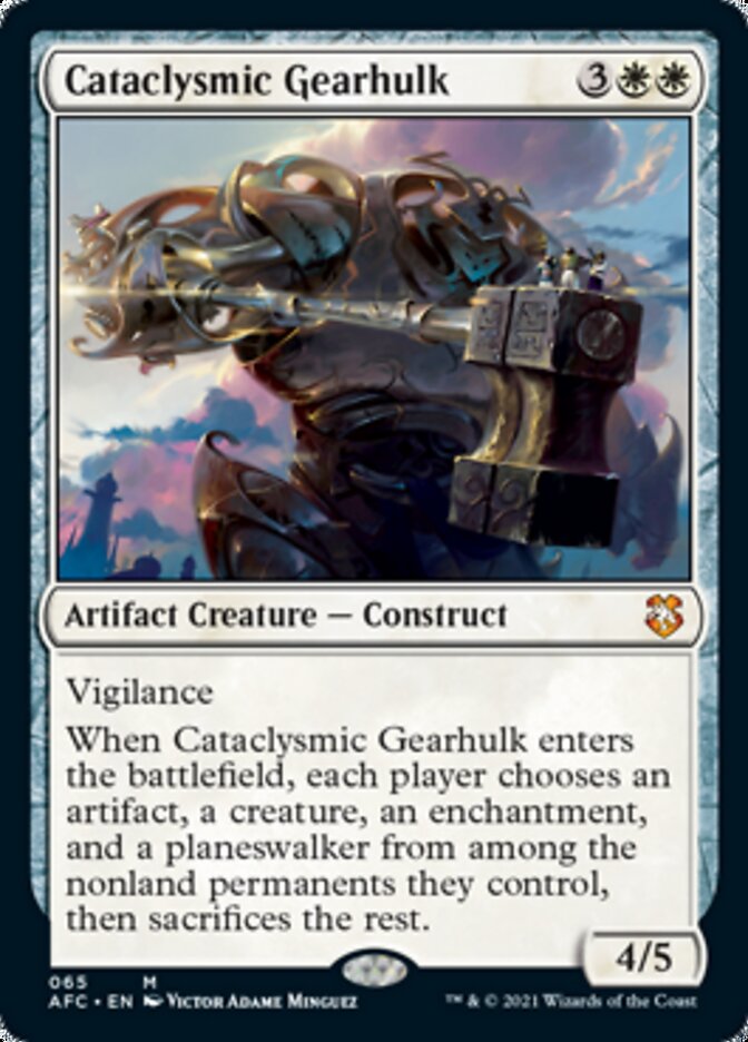 Cataclysmic Gearhulk [Dungeons & Dragons: Adventures in the Forgotten Realms Commander] | Galaxy Games LLC