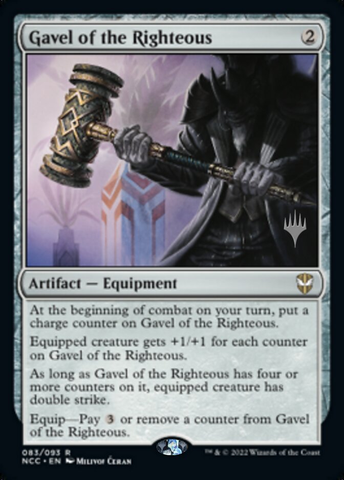 Gavel of the Righteous (Promo Pack) [Streets of New Capenna Commander Promos] | Galaxy Games LLC