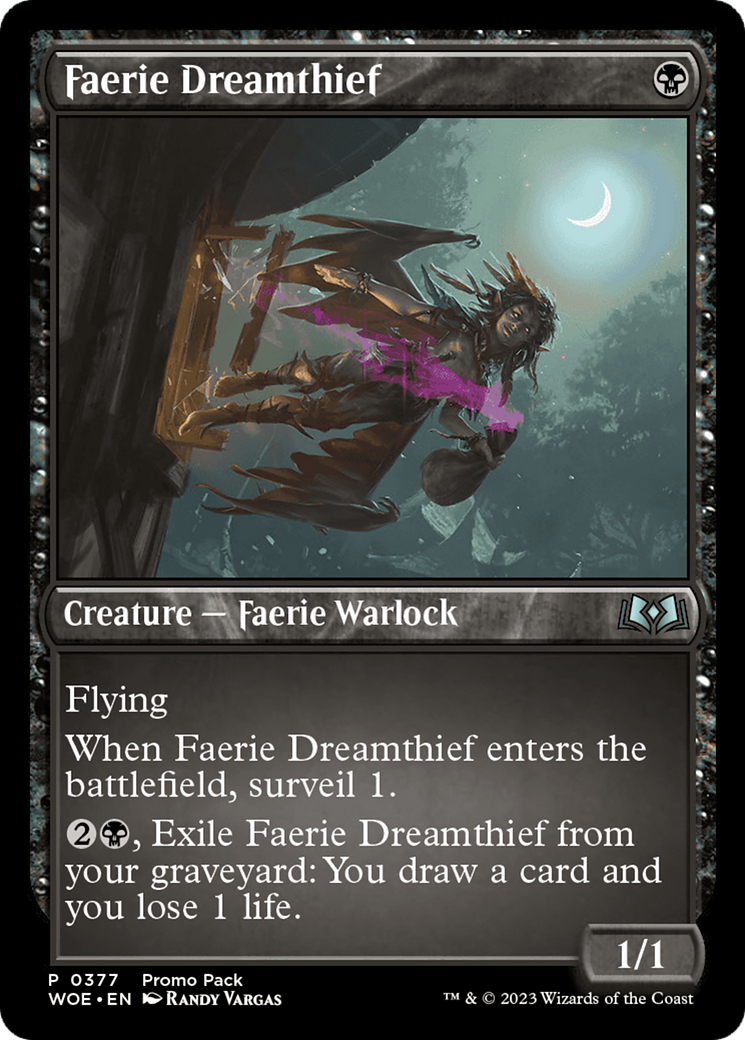 Faerie Dreamthief (Promo Pack) [Wilds of Eldraine Promos] | Galaxy Games LLC