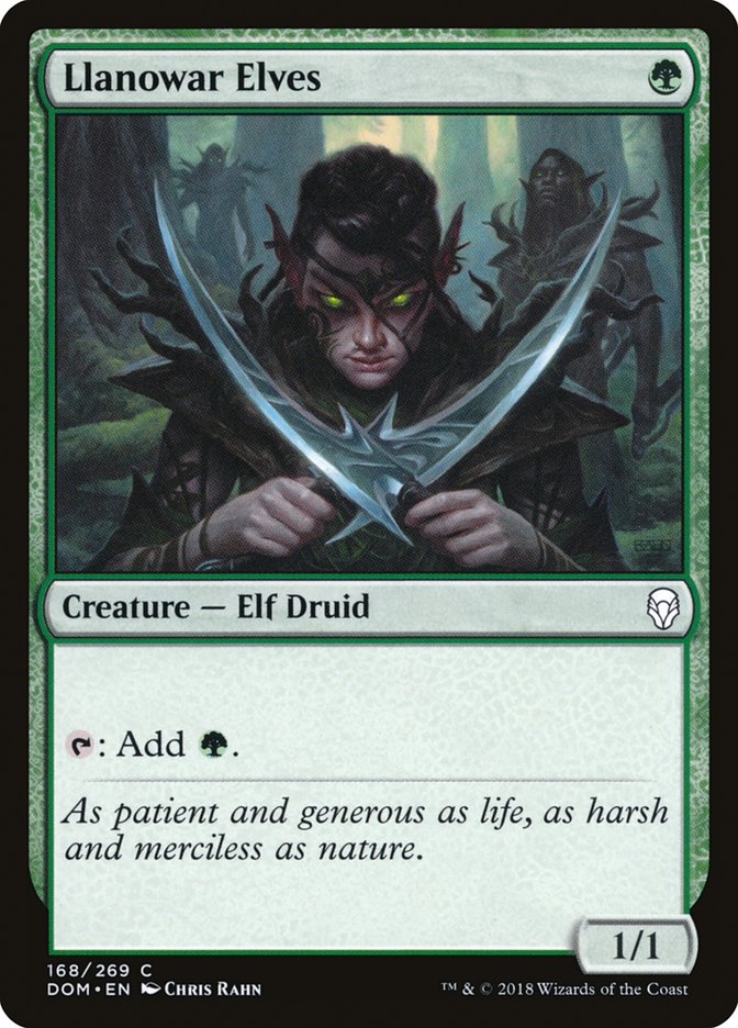 Llanowar Elves [Dominaria] | Galaxy Games LLC