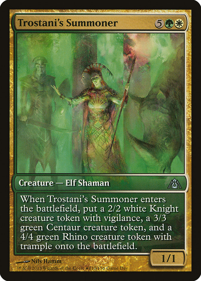 Trostani's Summoner (Game Day) [Dragon's Maze Promos] | Galaxy Games LLC