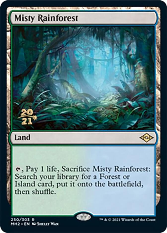 Misty Rainforest [Modern Horizons 2 Prerelease Promos] | Galaxy Games LLC