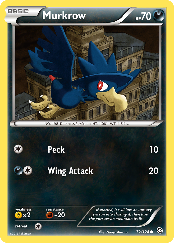 Murkrow (72/124) [Black & White: Dragons Exalted] | Galaxy Games LLC