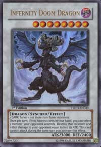 Infernity Doom Dragon [TSHD-EN042] Ultra Rare | Galaxy Games LLC