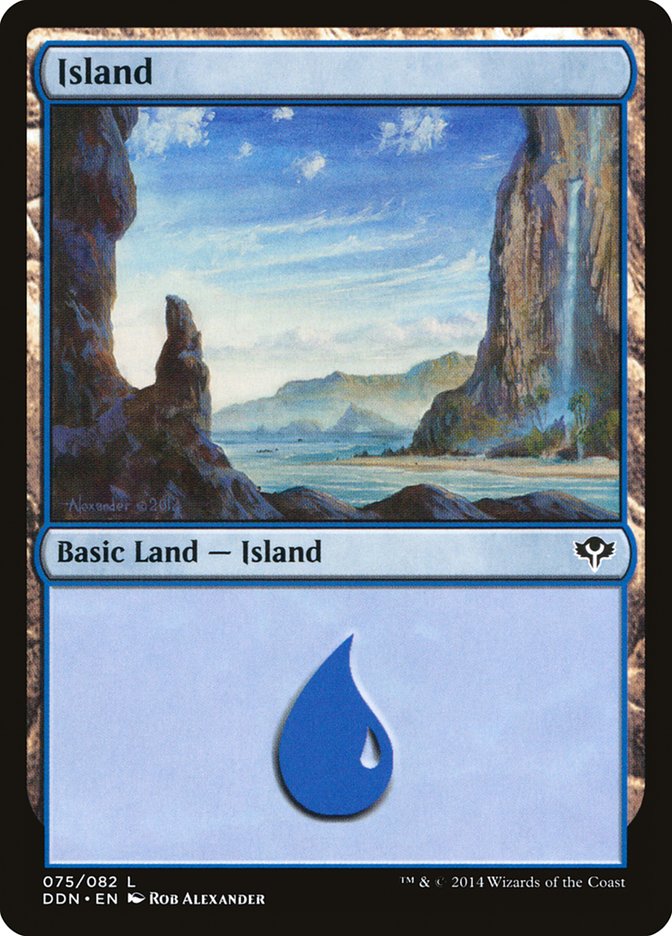 Island (75) [Duel Decks: Speed vs. Cunning] | Galaxy Games LLC