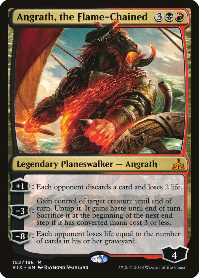 Angrath, the Flame-Chained [Rivals of Ixalan] | Galaxy Games LLC