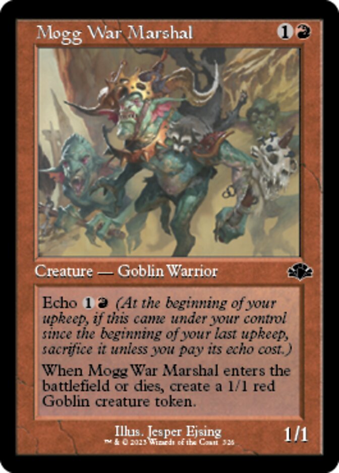 Mogg War Marshal (Retro) [Dominaria Remastered] | Galaxy Games LLC
