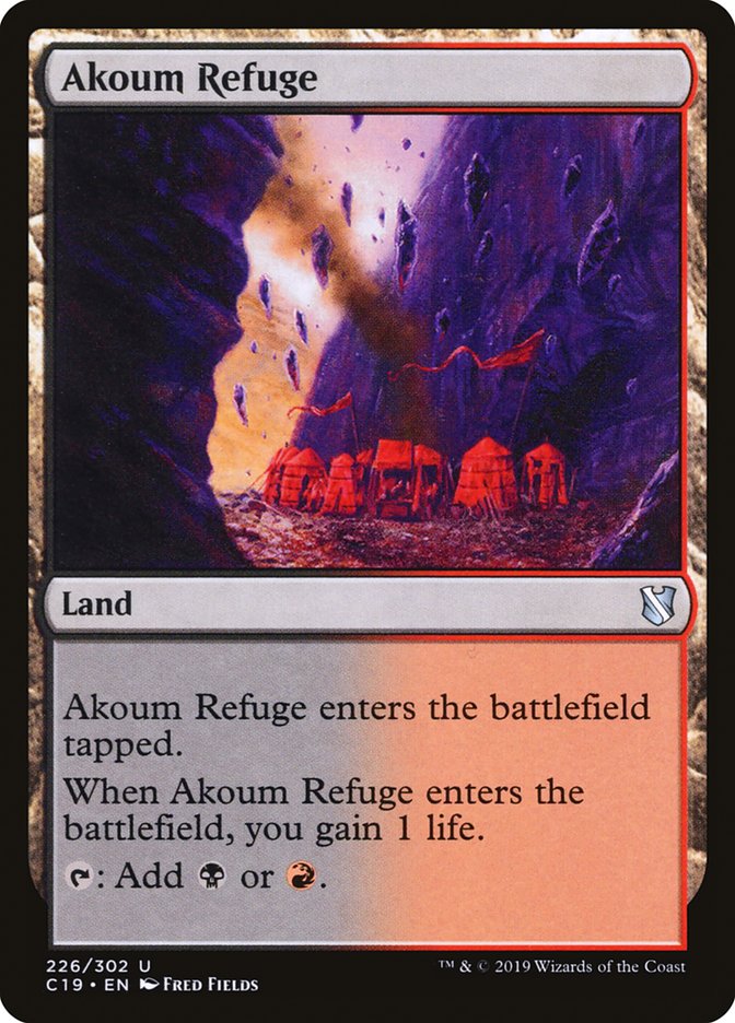 Akoum Refuge [Commander 2019] | Galaxy Games LLC