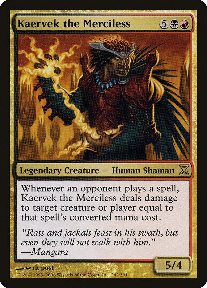 Kaervek the Merciless [Time Spiral] | Galaxy Games LLC