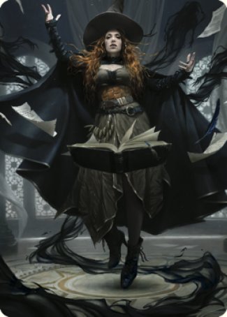 Tasha, the Witch Queen Art Card (41) [Commander Legends: Battle for Baldur's Gate Art Series] | Galaxy Games LLC