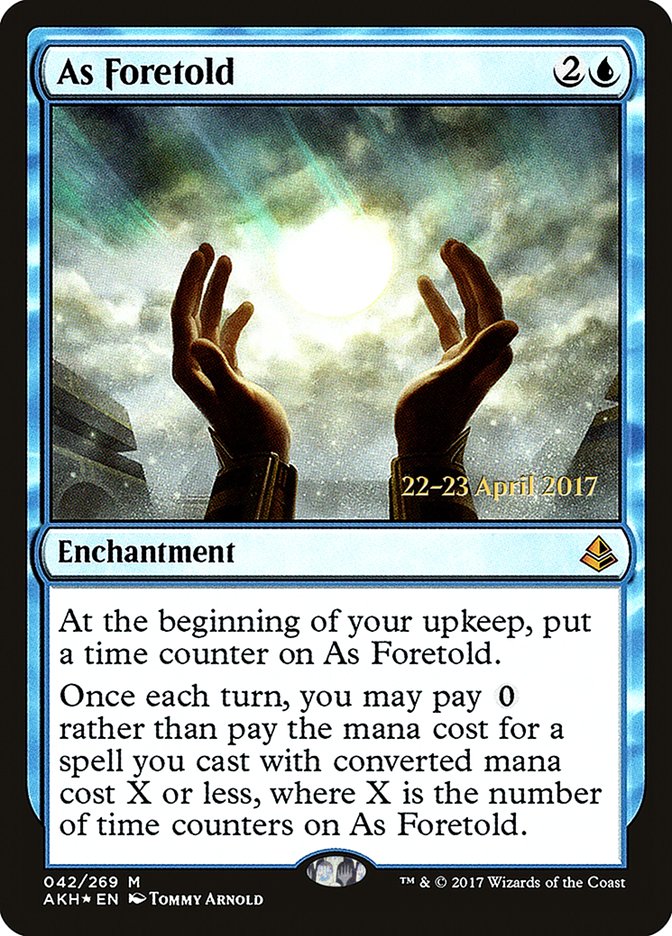 As Foretold [Amonkhet Prerelease Promos] | Galaxy Games LLC