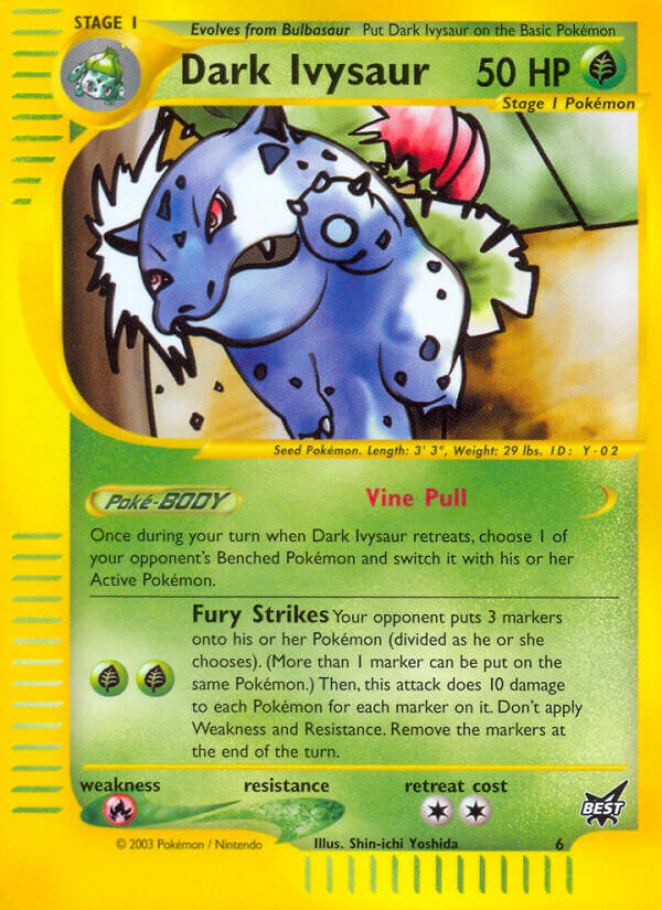 Dark Ivysaur (6) [Best of Promos] | Galaxy Games LLC