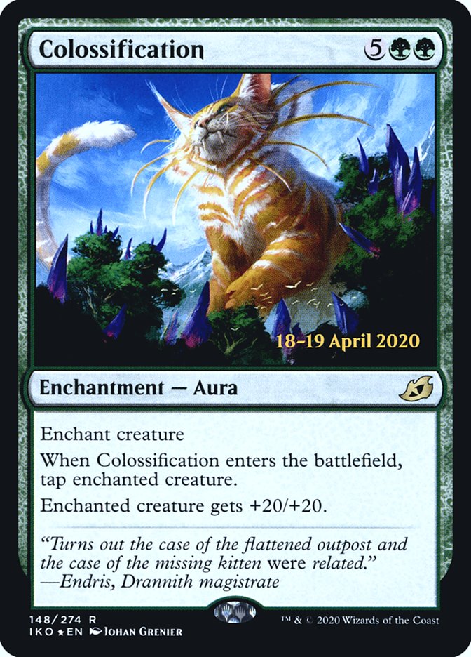 Colossification [Ikoria: Lair of Behemoths Prerelease Promos] | Galaxy Games LLC