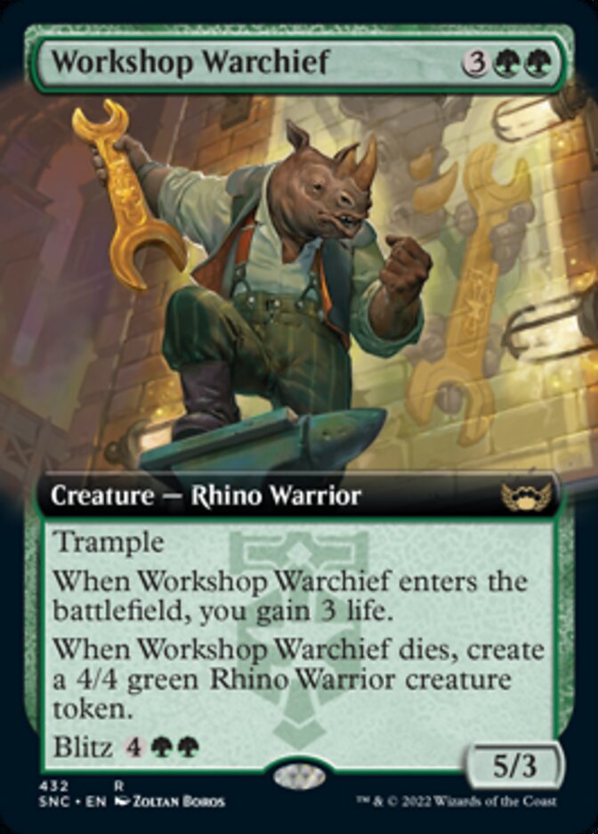 Workshop Warchief (Extended Art) [Streets of New Capenna] | Galaxy Games LLC