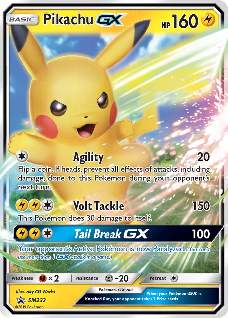 Pikachu GX (SM232) [Sun & Moon: Black Star Promos] | Galaxy Games LLC