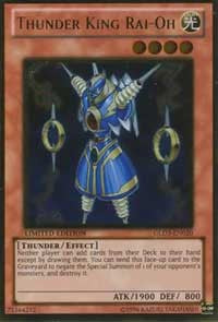 Thunder King Rai-Oh [GLD3-EN020] Gold Rare | Galaxy Games LLC