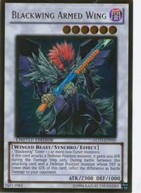 Blackwing Armed Wing [GLD3-EN039] Gold Rare | Galaxy Games LLC