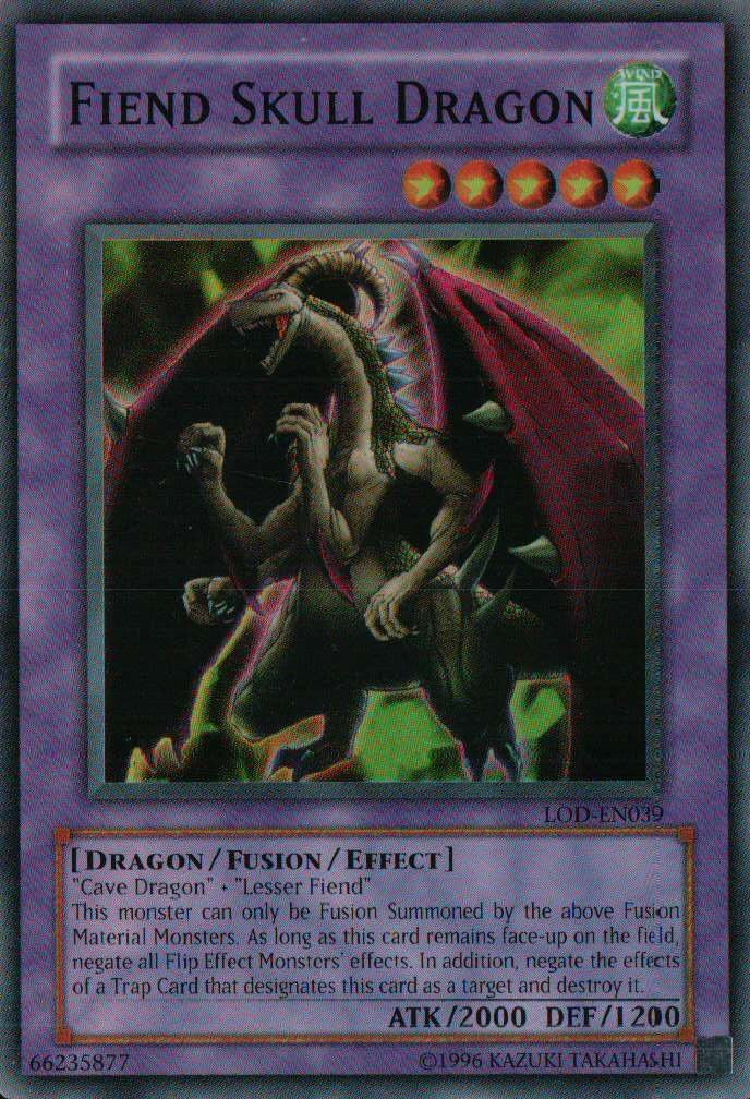 Fiend Skull Dragon [LOD-EN039] Super Rare | Galaxy Games LLC