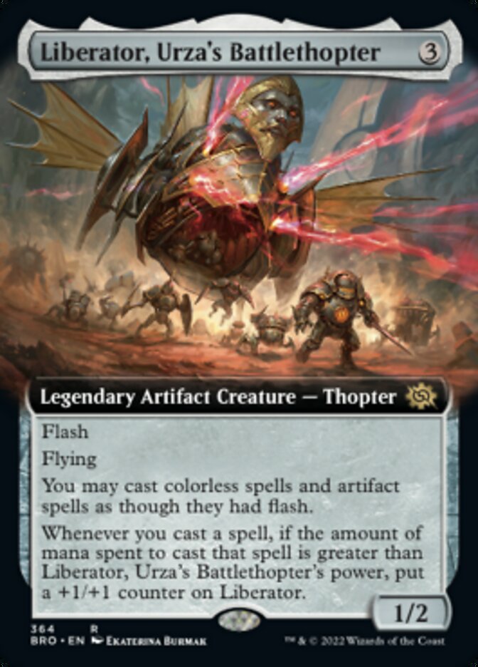 Liberator, Urza's Battlethopter (Extended Art) [The Brothers' War] | Galaxy Games LLC