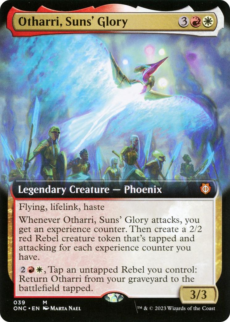 Otharri, Suns' Glory (Extended Art) [Phyrexia: All Will Be One Commander] | Galaxy Games LLC