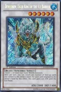 Dewloren, Tiger King of the Ice Barrier [HA02-EN027] Secret Rare | Galaxy Games LLC