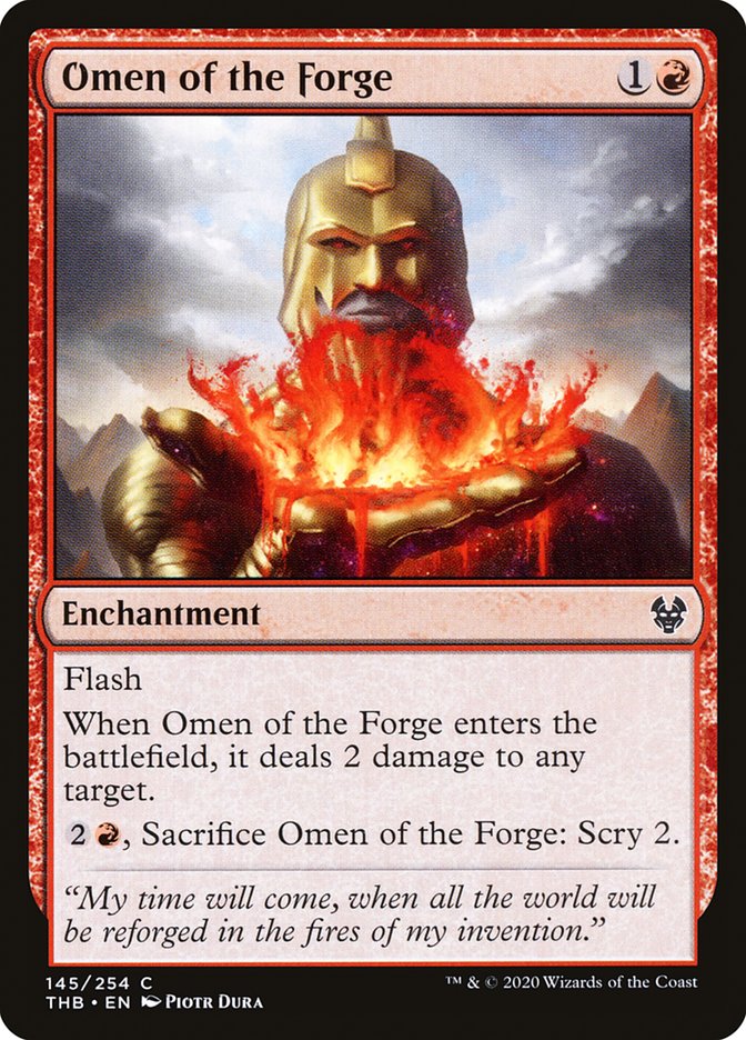 Omen of the Forge [Theros Beyond Death] | Galaxy Games LLC