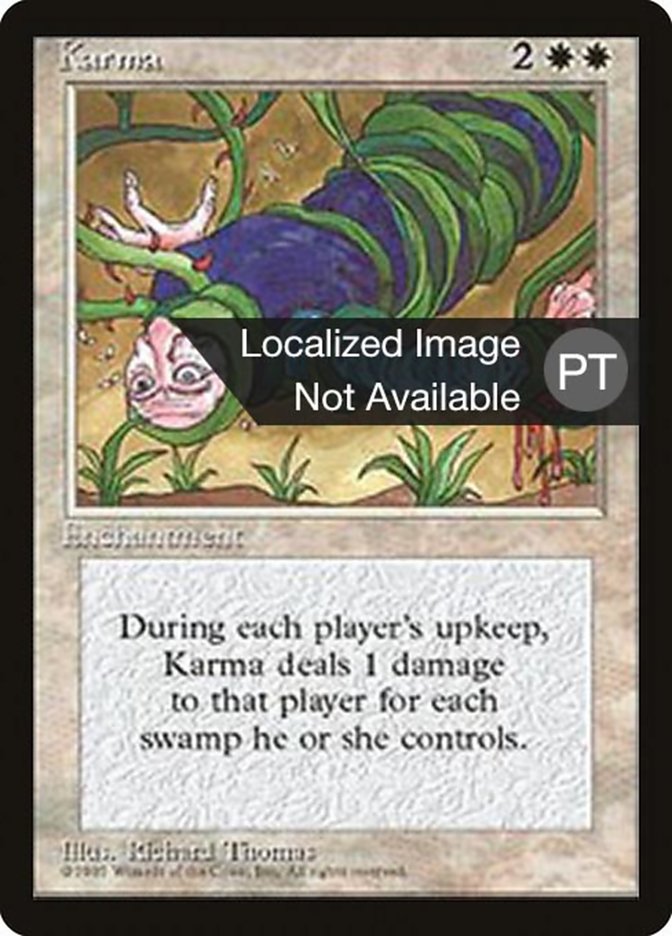 Karma [Fourth Edition (Foreign Black Border)] | Galaxy Games LLC