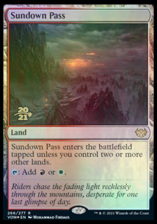 Sundown Pass [Innistrad: Crimson Vow Prerelease Promos] | Galaxy Games LLC