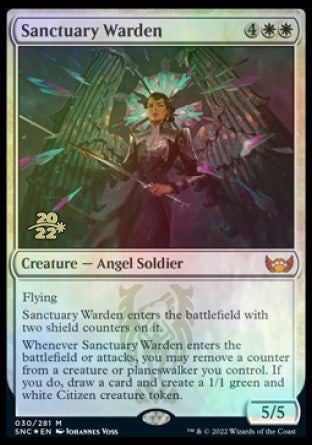 Sanctuary Warden [Streets of New Capenna Prerelease Promos] | Galaxy Games LLC