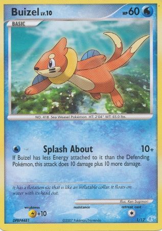 Buizel (1/12) [Diamond & Pearl: Trainer Kit - Manaphy] | Galaxy Games LLC