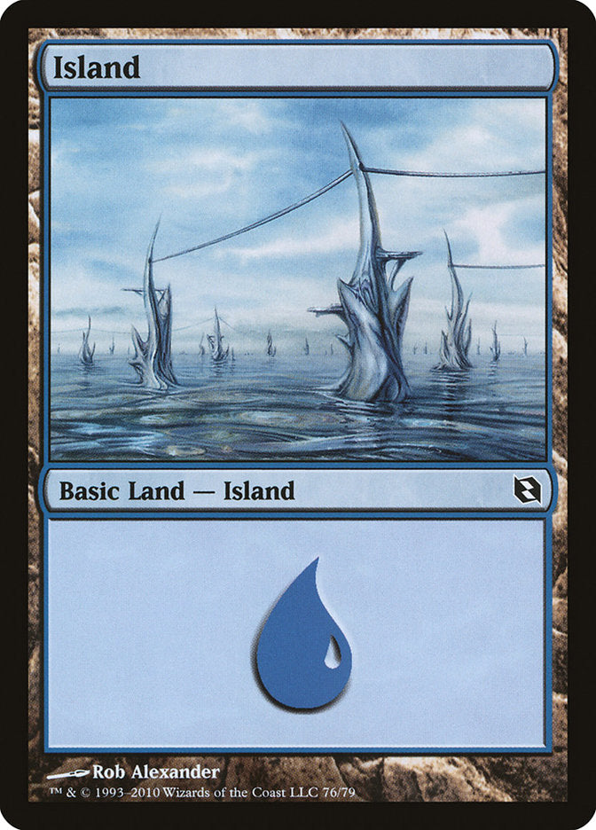 Island (76) [Duel Decks: Elspeth vs. Tezzeret] | Galaxy Games LLC