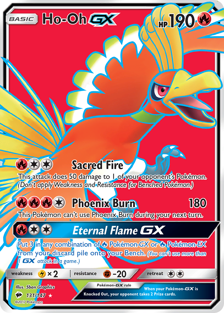 Ho-Oh GX (131/147) [Sun & Moon: Burning Shadows] | Galaxy Games LLC