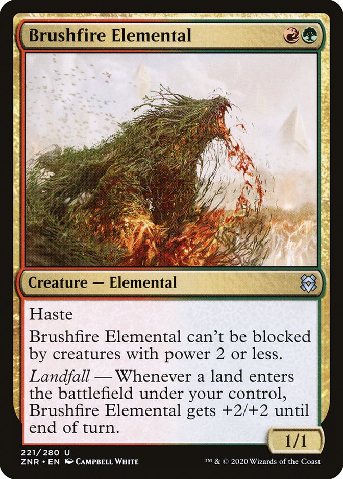 Brushfire Elemental [Zendikar Rising] | Galaxy Games LLC