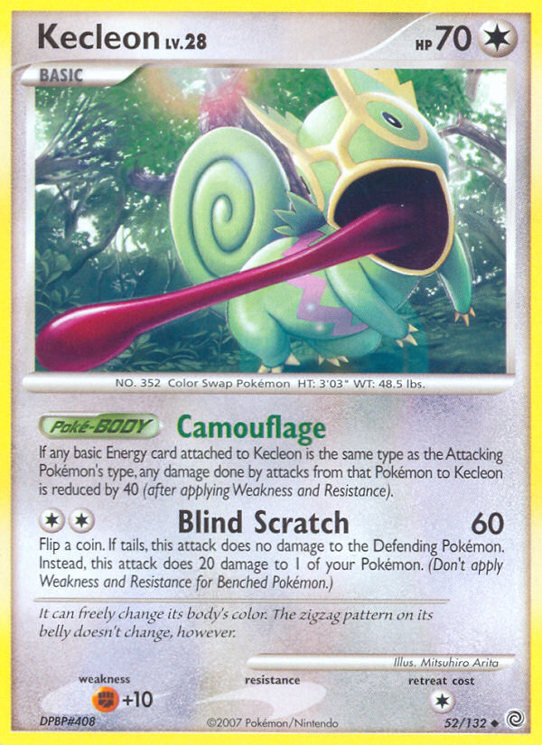 Kecleon (52/132) [Diamond & Pearl: Secret Wonders] | Galaxy Games LLC