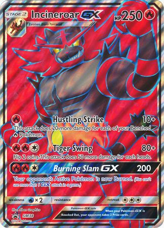 Incineroar GX (SM38) (Jumbo Card) [Sun & Moon: Black Star Promos] | Galaxy Games LLC