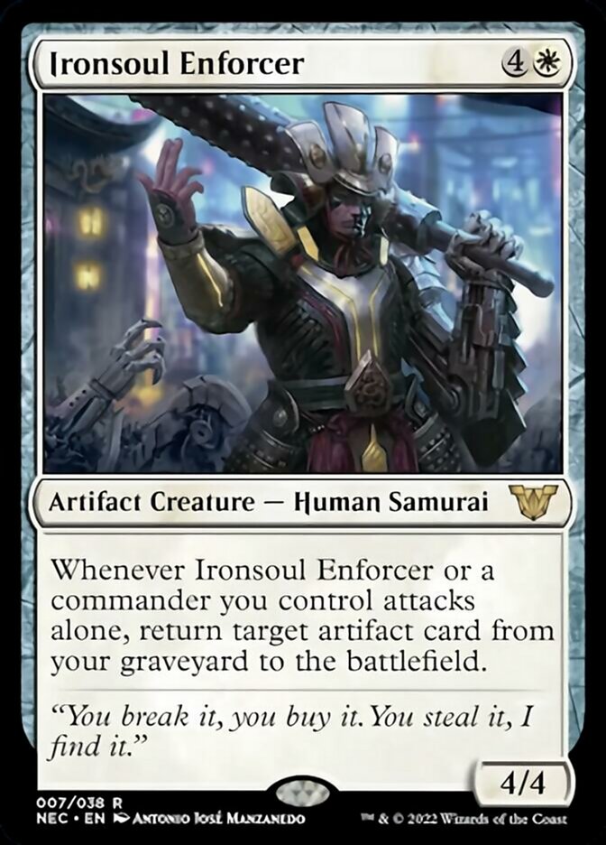Ironsoul Enforcer [Kamigawa: Neon Dynasty Commander] | Galaxy Games LLC
