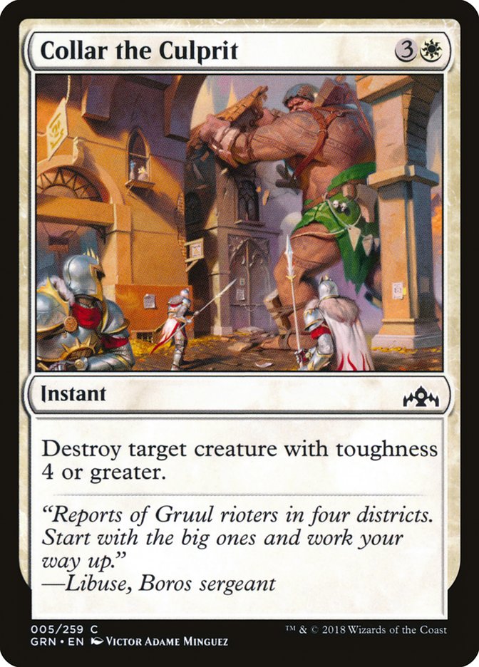 Collar the Culprit [Guilds of Ravnica] | Galaxy Games LLC