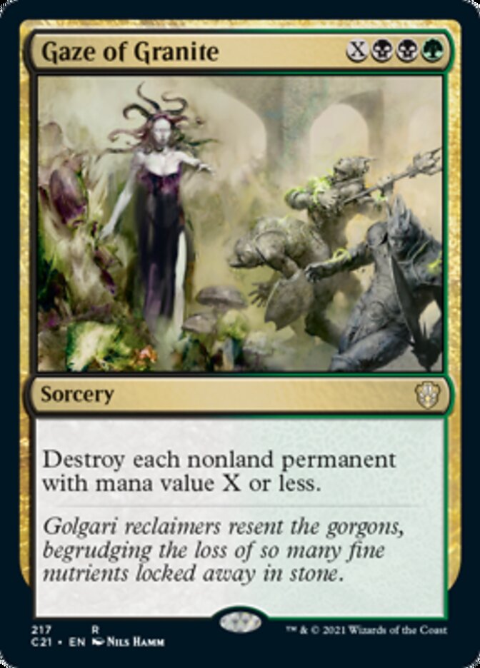 Gaze of Granite [Commander 2021] | Galaxy Games LLC