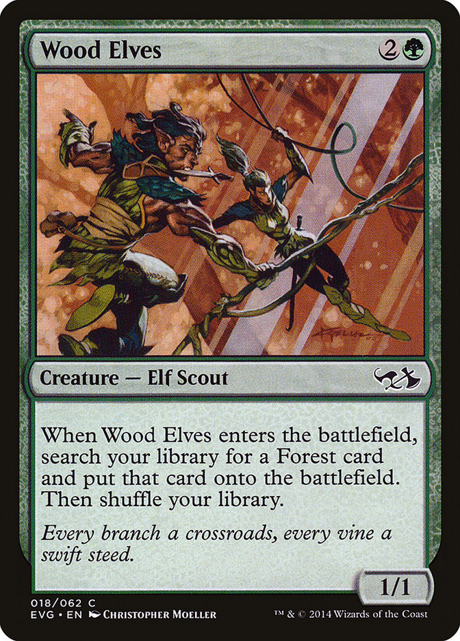 Wood Elves (Elves vs. Goblins) [Duel Decks Anthology] | Galaxy Games LLC