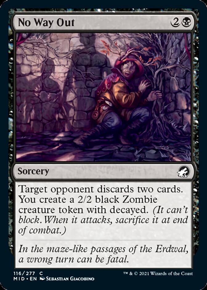 No Way Out [Innistrad: Midnight Hunt] | Galaxy Games LLC