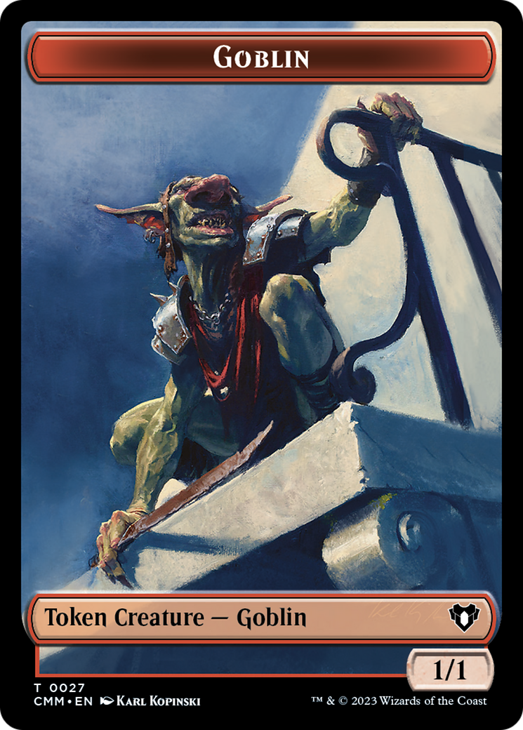 Goblin Token [Commander Masters Tokens] | Galaxy Games LLC