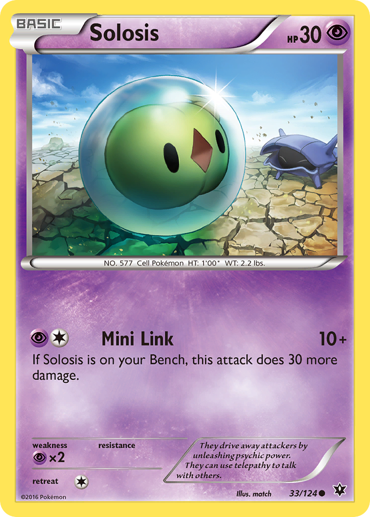 Solosis (33/124) [XY: Fates Collide] | Galaxy Games LLC