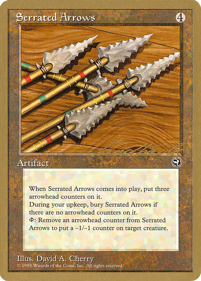 Serrated Arrows (Leon Lindback) [Pro Tour Collector Set] | Galaxy Games LLC