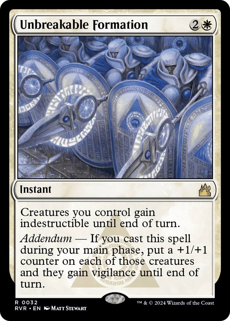 Unbreakable Formation [Ravnica Remastered] | Galaxy Games LLC