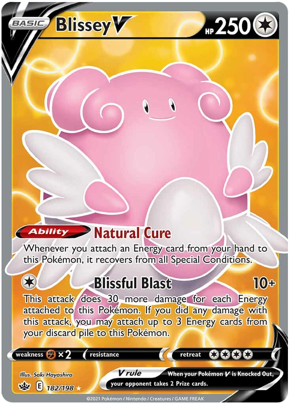 Blissey V (182/198) [Sword & Shield: Chilling Reign] | Galaxy Games LLC