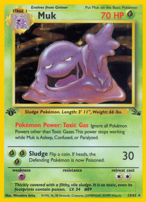 Muk (13/62) [Fossil 1st Edition] | Galaxy Games LLC