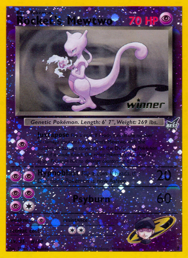 Rocket's Mewtwo (8) [Best of Promos] | Galaxy Games LLC