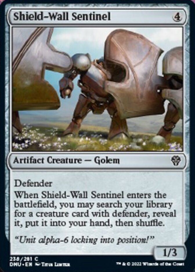 Shield-Wall Sentinel [Dominaria United] | Galaxy Games LLC