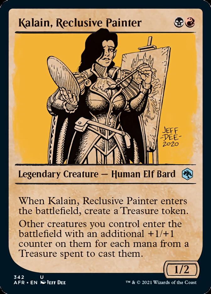 Kalain, Reclusive Painter (Showcase) [Dungeons & Dragons: Adventures in the Forgotten Realms] | Galaxy Games LLC